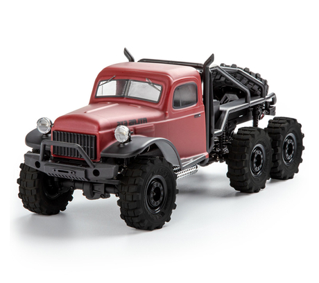 FMS 1/18 Atlas 6x6 RTR Rock Crawler w Radio Battery Charger RED 